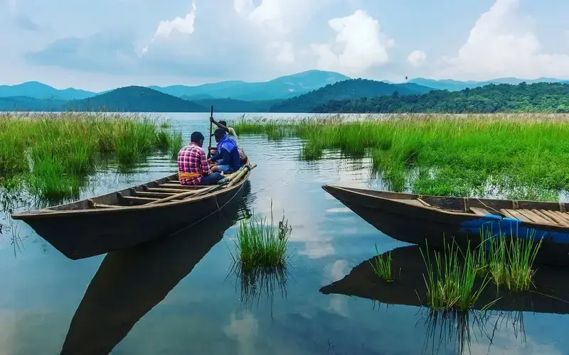 Andhra Pradesh’s coastline, temples, and scenic hills under clear skies.